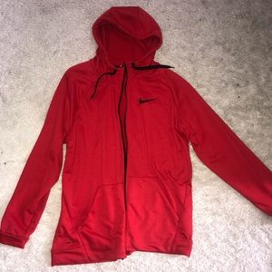 Nike Jackets & Coats - Men’s Nike red zip hoodie Nike Jackets & Coats - Men’s Nike red zip hoodie